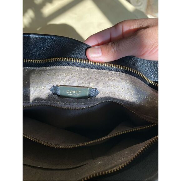 Stella and Dot Covet Black Leather Hobo Bag - Picture 3 of 13